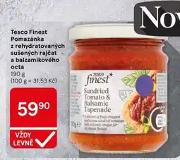 Tesco Tesco Finest Pomazánka z rehydratovaných sušených rajčat a balzamikového octa nabídka