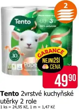 Teta Tento 2vrstvé kuchyňské utěrky nabídka