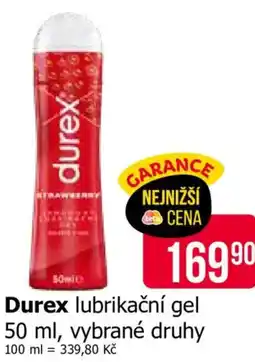 Teta Durex lubrikační gel nabídka