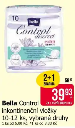 Teta Bella Control inkontinenční vložky nabídka