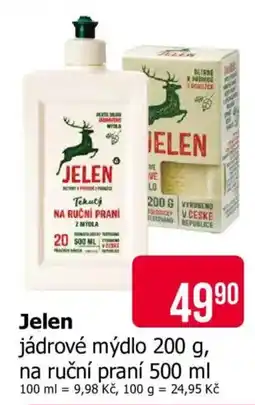 Teta Jelen jádrové mýdlo nabídka