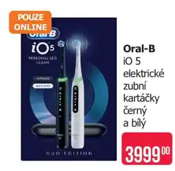 Teta Oral-B iO 5 elektrické zubní kartáčky černý a bílý nabídka