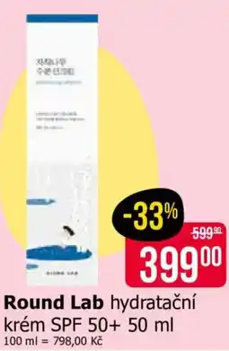 Teta Round Lab hydratační krém SPF 50+ nabídka