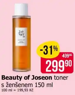 Teta Beauty of Joseon toner s ženšenem nabídka