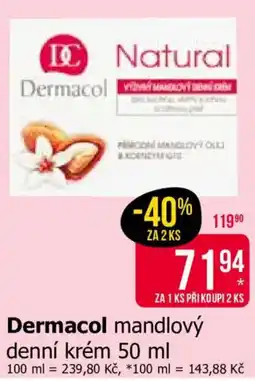Teta Dermacol mandlový denní krém nabídka