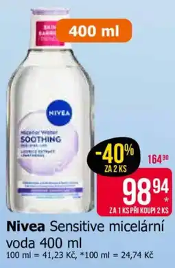 Teta Nivea Sensitive micelární voda nabídka