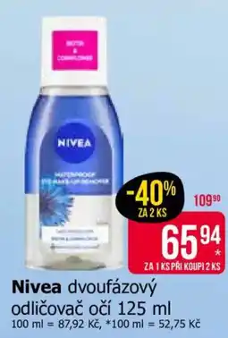 Teta Nivea dvoufázový odličovač očí nabídka