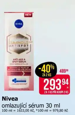 Teta Nivea omlazující sérum nabídka