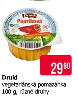 Teta Druid vegetariánská pomazánka nabídka