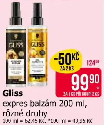 Gliss expres balzám