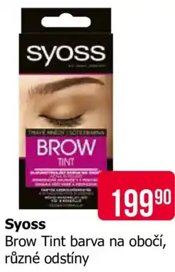 Teta Syoss Brow Tint nabídka