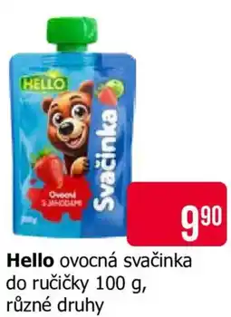 Teta Hello ovocná svačinka nabídka