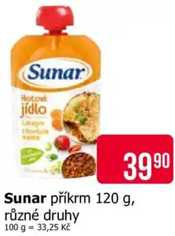 Teta Sunar příkrm nabídka