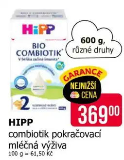 Teta Hipp combiotik pokračovací mléčná výživa nabídka