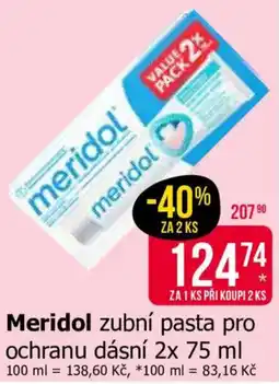 Teta Meridol zubní pasta pro ochranu dásní nabídka