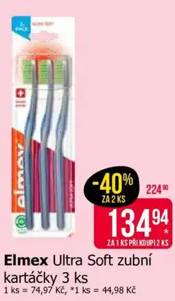 Teta Elmex Ultra Soft zubní kartáčky nabídka