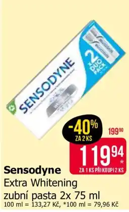 Teta Sensodyne Extra Whitening nabídka