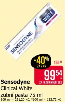 Teta Sensodyne Clinical White nabídka