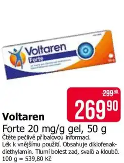 Teta Voltaren Forte 20 mg/g gel nabídka