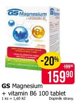 Teta Gs magnesium + vitamin b6 nabídka