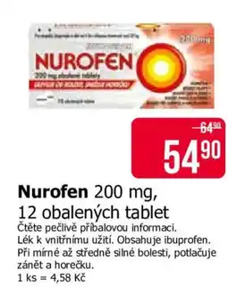 Teta Nurofen 200 mg nabídka