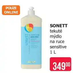 Teta Sonett tekuté mýdlo na ruce sensitive nabídka