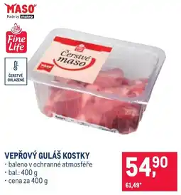 Makro Maso Vepřový guláš kostky nabídka