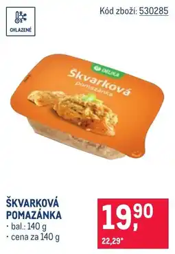 Makro Dluka škvarková pomazánka nabídka