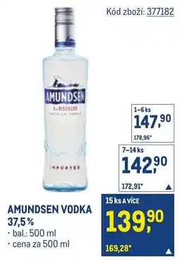 Makro Amundsen vodka nabídka