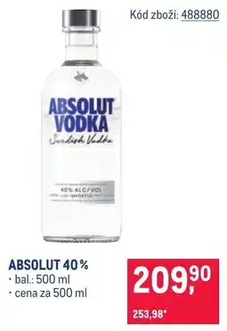 Makro Absolut 40 % nabídka