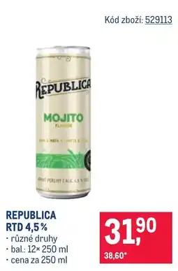 Makro Republica mojito nabídka