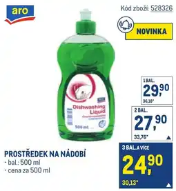 Makro aro prostředek na nádobí nabídka