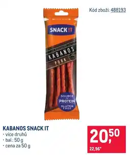 Makro Snack it kabanos nabídka