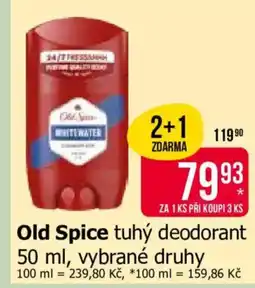 Teta Old Spice tuhý deodorant nabídka