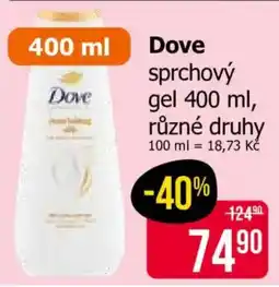 Teta Dove sprchový gel nabídka