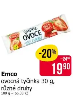 Teta Emco ovocná tyčinka nabídka
