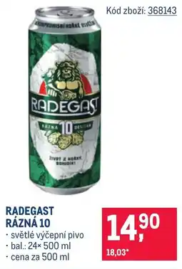 Makro Radegast různá 10 nabídka