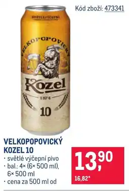 Makro Velkopořovický Kozel 10 nabídka