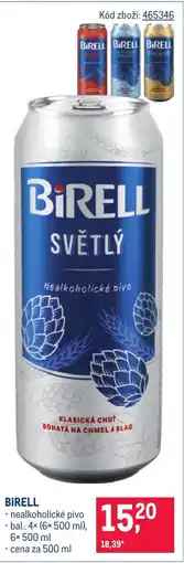 Makro Birell světlý nabídka