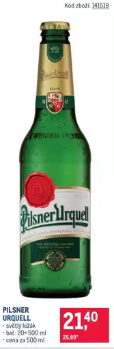 Makro Pilsner Urquell nabídka