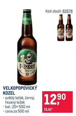Makro Velkopořovický Kozel nabídka