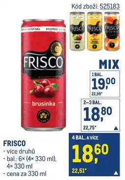 Makro Frisco mix nabídka