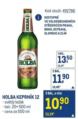 Makro Holba keprník 12 nabídka