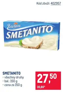 Makro Zeleťava smetanito nabídka