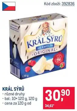 Makro Král sýrů nabídka