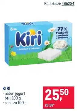 Makro Kiri natur,jogurt nabídka