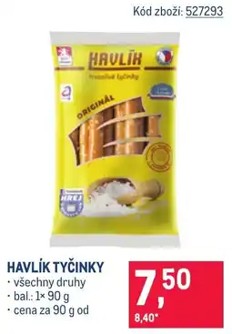 Makro Havlík tyčinky nabídka