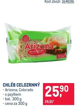 Makro Arizona chléb celozrnný nabídka