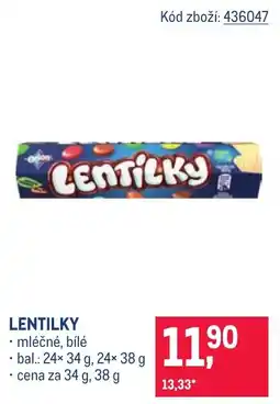 Makro Orion lentilky nabídka