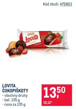 Makro Lovita čokopíškoty nabídka